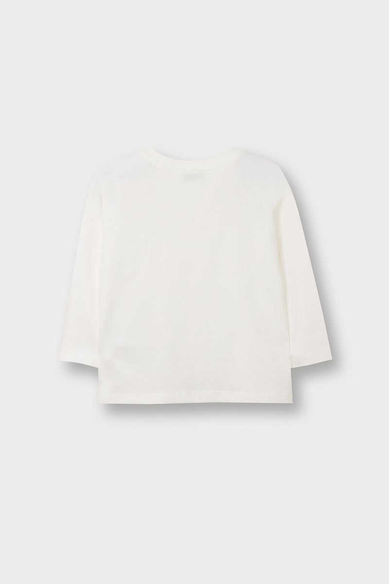 ديفاكتو تيشيرت أولادي كم طويل للرضع - Image 3